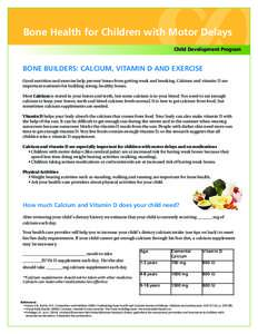 Biology / Calcium / Vitamin D / Milk / Vitamin / Elemental calcium / Best Bones Forever / Osteoporosis / Nutrition / Dietary supplements / Chemistry