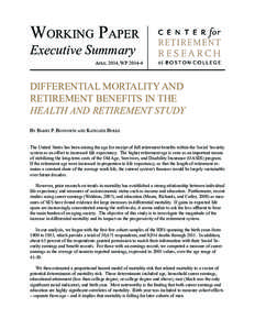 Gerontology / Actuarial science / Medicine / Old age / Social Security / Retirement / Federal Insurance Contributions Act tax / Life expectancy / Ageing / Aging / Demography / Population