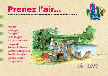 Prenez l’air...  Avec la Communaute de communes Brenne -Val de Creuse Piscine Swin golf