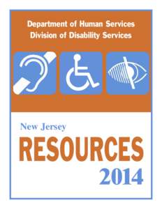 Department of Human Services Division of Disability Services New Jersey  RESOURCES