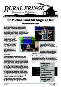 VOLUME 17 ISSUE 4  October 2010 St Michael and All Angels, Hall New Priest-in-Charge