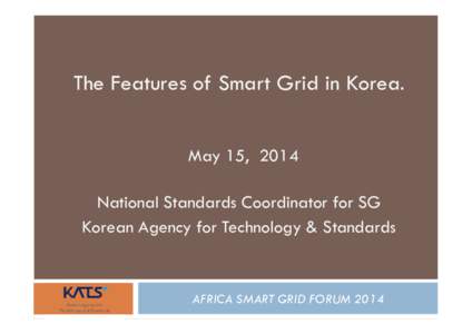 Microsoft PowerPoint - SmartGrid_In_Korea_Africa_SG_Forum_2014_0504 [호환 모드]