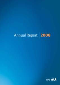 Annual Report[removed]e+s rück CALENDAR OF EVENTS