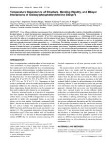 Biophysical Journal  Volume 94 January 2008