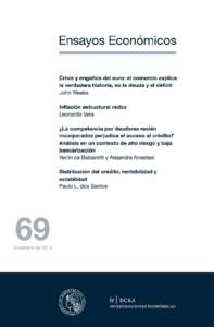 Crisis y engaños del euro: el comercio explica la verdadera historia, no la deuda y el déficit John Weeks*	 SOAS, Universidad de Londres