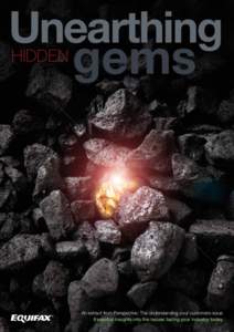 Unearthing HIDDEN gems  An extract from Perspective: The understanding your customers issue