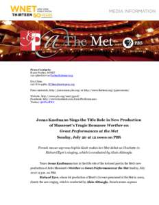 02 - GP AT THE MET - WERTHER