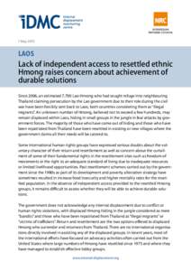 Politics of Laos / Hmong people / Insurgency in Laos / Laotian Civil War / Vang Pao / Xiangkhouang Province / Hmong language / Refugee / Lao people / Asia / Laos / Hmong