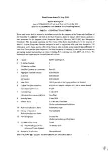 Final Terms dated 31 May 2010 TenneT Holding B.V. Issue of €200,000,per cent,fixedrate Notes due 2030 under the €5,000,000,000 Euro Medium Term Note Programme PART A - CONTRACTUAL TERMS Terms used herein sha