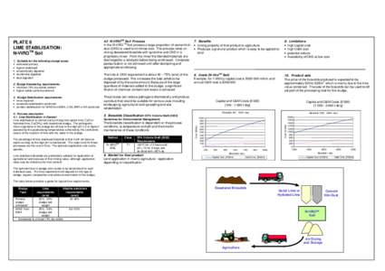 4.2 N-VIROTM Soil Process In the N-VIROTM Soil process a large proportion of cement kiln dust (CKD) is used to minimise cost. The process relies on mixing dewatered biosolids with quicklime and CKD in a proprietary mixer