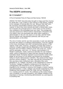 States and territories of Australia / Directorate of Research and Civil Affairs / British knights / Alfred Conlon / Territory of Papua / Civil affairs / Paul Hasluck / Halligan / Australian New Guinea Administrative Unit / Australia–Papua New Guinea relations / Australian School of Pacific Administration / Oceania