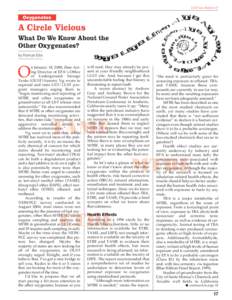 A Circle Vicious, What Do We Know About the Other Oxygenates? LUSTLine Bulletin 37