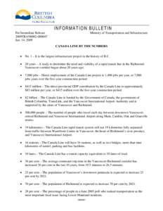 Richmond /  British Columbia / Lower Mainland / Vancouver / TransLink / SkyTrain / 98 B-Line / Greater Vancouver Regional District / British Columbia / Canada Line