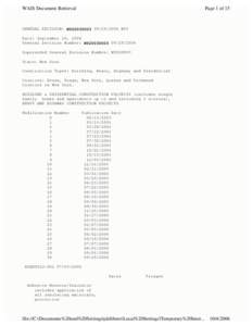 WAIS Document Retrieval  Page 1 of 15 GENERAL DECISION: NY20030003[removed]NY3 Date: September 29, 2006