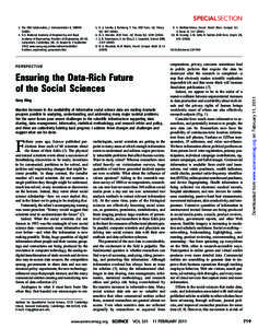 SPECIALSECTION 5. E. J. Candès, J. Romberg, T. Tao, IEEE Trans. Inf. Theory 52, D. L. Donoho, IEEE Trans. Inf. Theory 52, J. B. Tenenbaum, V. de Silva, J. C. Langford, Science 290, 