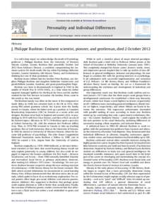 Personality and Individual Differences xxx[removed]xxx–xxx  Contents lists available at SciVerse ScienceDirect Personality and Individual Differences journal homepage: www.elsevier.com/locate/paid