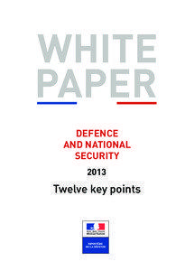 DEFENCE AND NATIONAL SECURITY