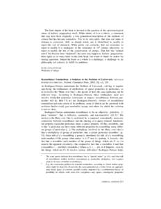 The final chapter of the book is devoted to the question of the epistemological status of holistic pragmatism itself. White thinks of it as a thesis, a statement that may have been originally a very generalized descripti