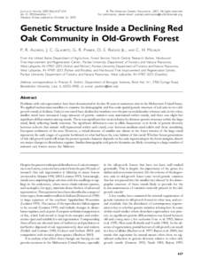 Genetics / Population genetics / Evolutionary biology / Genetic genealogy / Quercus douglasii / Oak / Microsatellite / Quercus robur / Quercus rubra / Flora of the United States / Flora / Ornamental trees