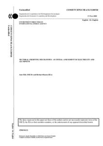 Carbon finance / United Nations Framework Convention on Climate Change / Carbon dioxide / Kyoto Protocol / Clean Development Mechanism / Emissions trading / Greenhouse gas / International Energy Agency / European Union Emission Trading Scheme / Climate change policy / Climate change / Environment