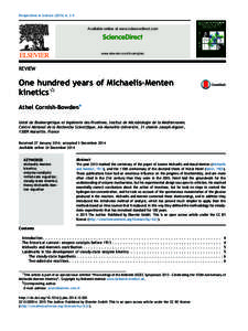 Catalysis / Enzymes / Metabolism / Enzyme inhibitors / Michaelis–Menten kinetics / Maud Menten / Enzyme / Mixed inhibition / Non-competitive inhibition / Chemistry / Physical chemistry / Enzyme kinetics