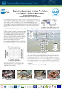 AUTHOR  Evaluating Sustainable Seafood Production in Asia using Life Cycle Assessment Henriksson P., Guineé J.B. and Kleijn R. CML, Institute of Environmental Sciences, Leiden University