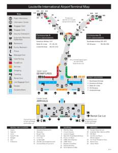 Louisville International Airport Terminal Map A14 A12  A10