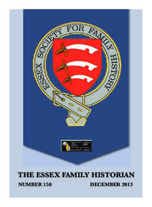 The Essex Society Family Historian No. 150 December 2013