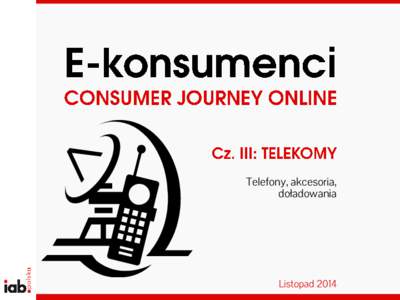 Telefony, akcesoria, doładowania Listopad 2014  Wprowadzenie