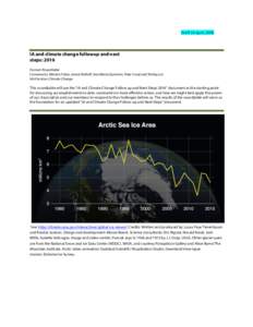 Draft	15	April,	2016 IA and climate change followup and next steps: 2016 Format: Roundtable