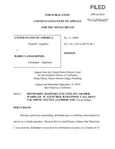 FILED FOR PUBLICATION UNITED STATES COURT OF APPEALS APRMOLLY C. DWYER, CLERK