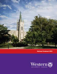 National Viewbook 2015  THE WESTERN GUARANTEE Admission Scholarships  The First-Year Courses You Want