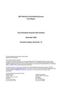 Microsoft Word[removed]National Food Handling Survey Main report FINAL.doc