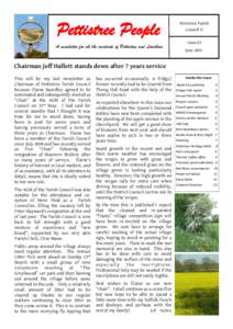 Pettistree People A newsletter for all the residents of Pettistree and Loudham Pettistree Parish Council © Issue 65