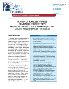 820 First Street NE, Suite 510 Washington, DC[removed]Tel: [removed]Fax: [removed]removed] www.cbpp.org