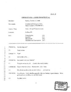 101-El-T UNITED STATES v. JAMES CROMlTIE ET AL. DaylDate: Sunday, October 12, 2008