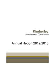 Kimberley Development Commission Annual Report[removed]  Page | 2