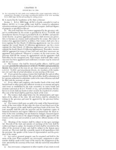 CHAPTER 76 HOUSE BILL No[removed]AN ACT concerning the state public trust established for certain communities within superfund sites; attendance at meetings; providing for abolition of the trust; amending K.S.A[removed]Supp.