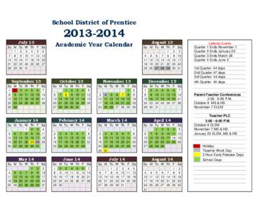 School District of Prentice[removed]July 13 Su M 1