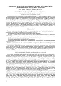 National Nuclear Data Center / Nuclear data / International Atomic Energy Agency / Particle physics / Isotope / Cross section / Integrated Nuclear Fuel Cycle Information System / Physics / Nuclear physics / Brookhaven National Laboratory