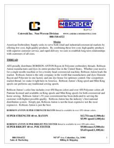 Microsoft Word - AES CUSTOMER PRICE SHEET WEBSITE VERSION 16-E (2).doc