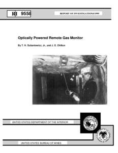 Optically Powered Remote Gas Monitor