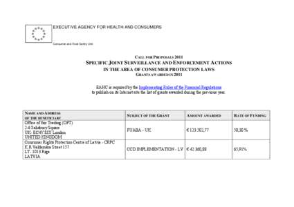 Microsoft Word - CPC - Annual publication_grants_EAHC 2011.doc