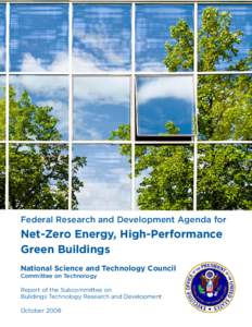 Federal Research and Development Agenda for Zero-Energy, High-Performance Buildings