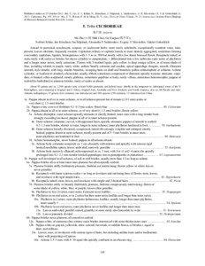 Published online on 25 October[removed]Shi, Z., Ge, X. J., Kilian, N., Kirschner, J., Štěpánek, J., Sukhorukov, A. P., Mavrodiev, E. V. & Gottschlich, G[removed]Cichorieae. Pp. 195–353 in: Wu, Z. Y., Raven, P. H. & Hong, D. Y., eds., Flora of China Volume 20–21 (Asteraceae). Science Press (Beijing) & Missouri Botanical Garden Press (St. Louis).