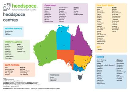 New South Wales  Queensland headspace centres