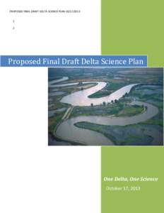 Microsoft Word - Delta Science Plan - Proposed Final Draft_final. final[removed]