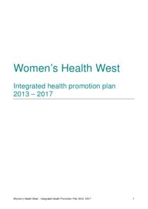 Microsoft Word - Womens Health West IHP Plan