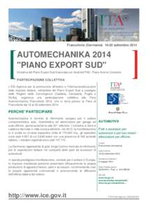 Francoforte (Germania[removed]settembre[removed]AUTOMECHANIKA 2014 