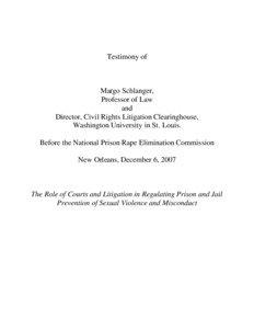 Penology / Woodford v. Ngo / Plata v. Schwarzenegger / Prison rape in the United States / Prison / Pro se legal representation in the United States / American Civil Liberties Union / Farmer v. Brennan / Lawsuit / Law / Prison Litigation Reform Act / Case law